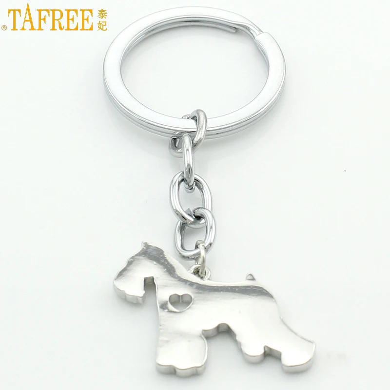 Брелок для влюбленных собак TAFREE брелок из нержавеющей стали мужчин и женщин с