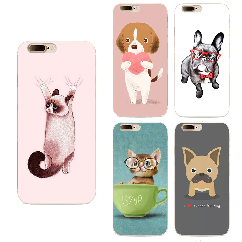 Pug Dog Case For iPHONE 6 Cute kitten Soft TPU Case For