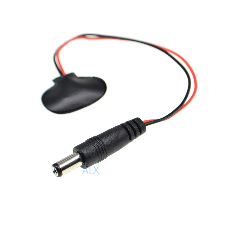 

10PCS 9v battery snap connector Lead Wires holder with DC 5.5*2.1MM MALE PLUG adapter for arduino uno r3 MEGA2560