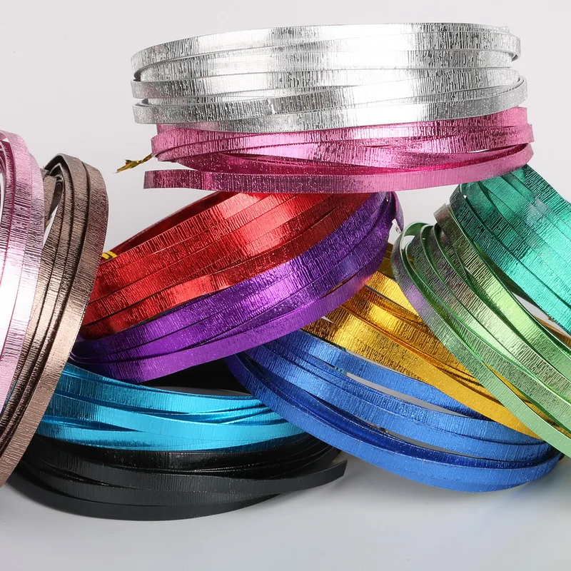 

Embrossed Flat Anodized Aluminum Wire Gold Silver Coffee Black Soft 5mmx1mm 3m Carving Embossing Wrap Beads Craft Jewelry Wire