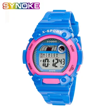 

SYNOKE Children Watch Digital 2019 Fashion Sports Wristwatch Teenage Watches Girls Holiday Gift relogio infantil frete gratis