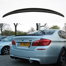 Производительность Стиль F10 M5 Мэтт углерода Волокно заднего Средства ухода за кожей комплект багажник спойлер крыло для BMW F10 M5 2011