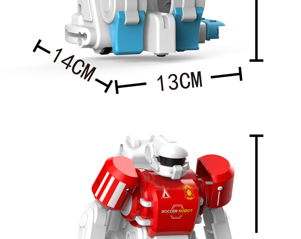 2 шт.* EBOYU 1902B 2,4 ГГц RC футбольный робот игрушка забавный спортивный мяч игры два RC футбольные роботы игрушки для детей RC робот