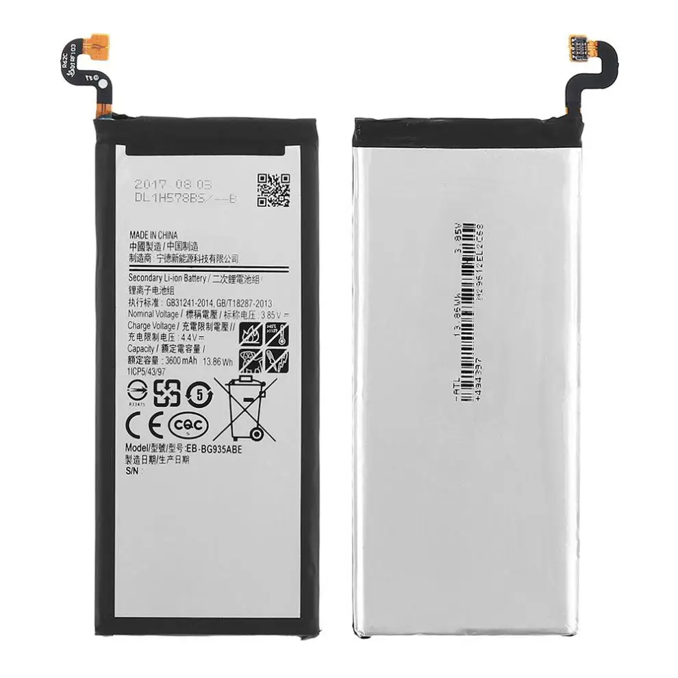 

3.8V 3600mAh Rechargeable Built-in Li-ion Replacement Battery Bateria Phone Accumulator for Samsung S7E