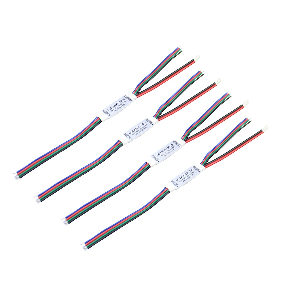 4 pin 12V 12A Мини Портативный LED RGB Усилитель контроллер для 5050/3528 SMD Светодиодная