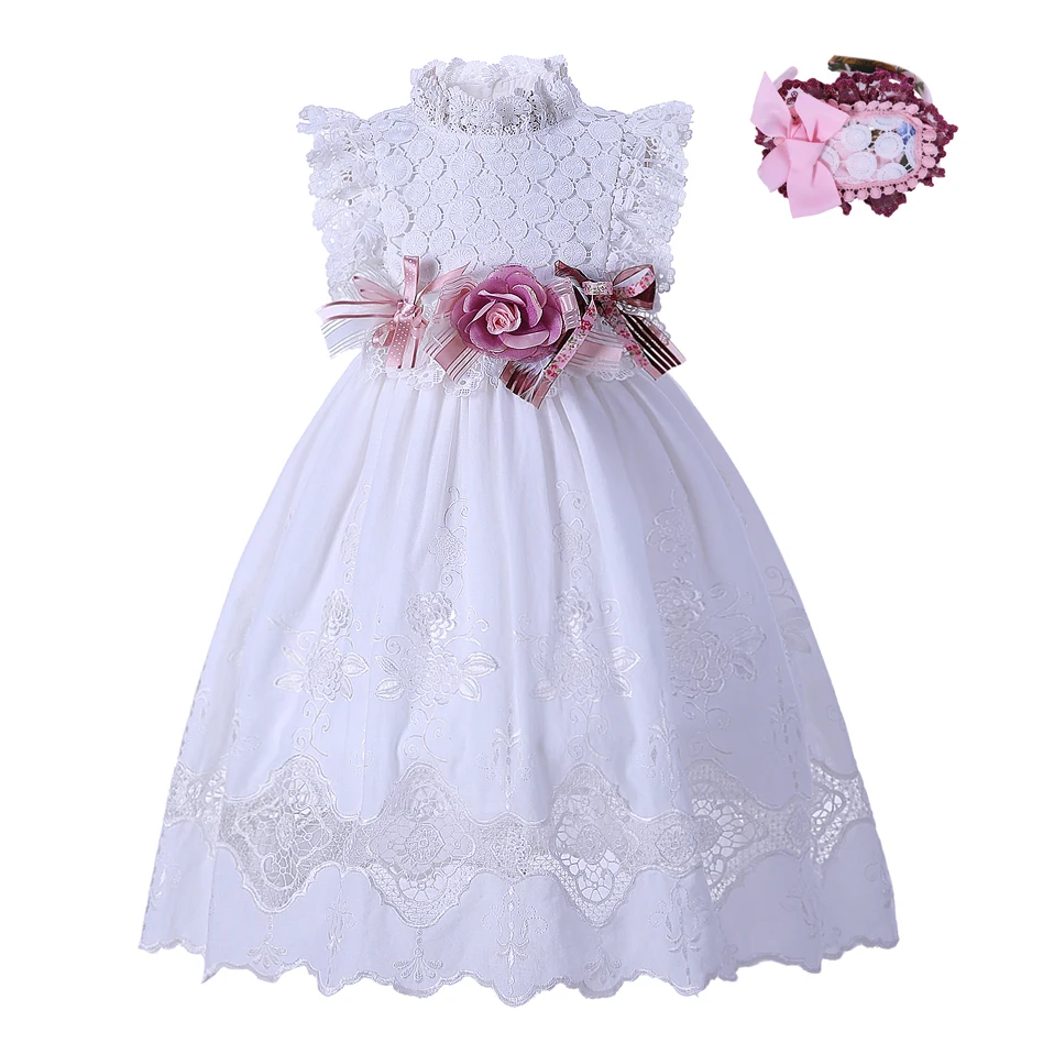 Buy Pettigirl White Flower Girl Dresses Summer Lace