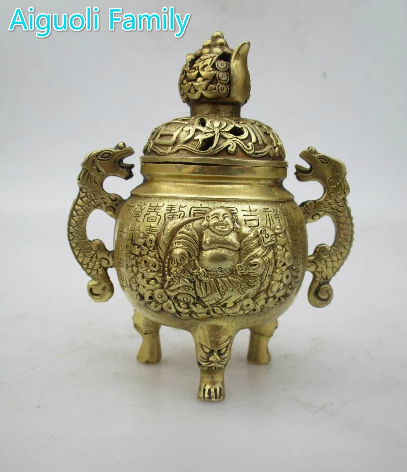 

Wedding decoration Art Collection Home Living Room Decorative Metal Censer,Brass Handmade animals Incense Burner 00021
