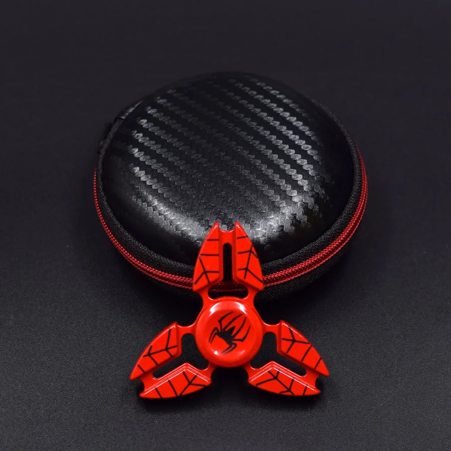 2017 Spiderman Fidget Girador girador de Super Herói Mão Para O Autismo E TDAH Rotação Tempo Longo Anti Stress Toy O Melhor Presente