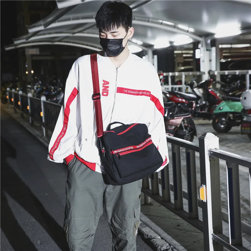 Menghuo CANVAS TOTE HANDBAG Women Messenger Bags Women's Multifunctional Travel Shoulder Crossbody Bag Letters Messenger BolsosLJQX4151