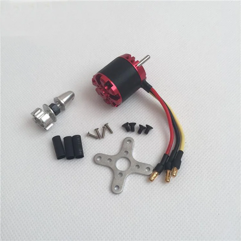 1 шт. N2830 1000KV/1300KV внешний ротор бесщеточный двигатель 2-4S Lipo 2830 комплект двигателя для RC FPV Cessna 182 с фиксированным крылом