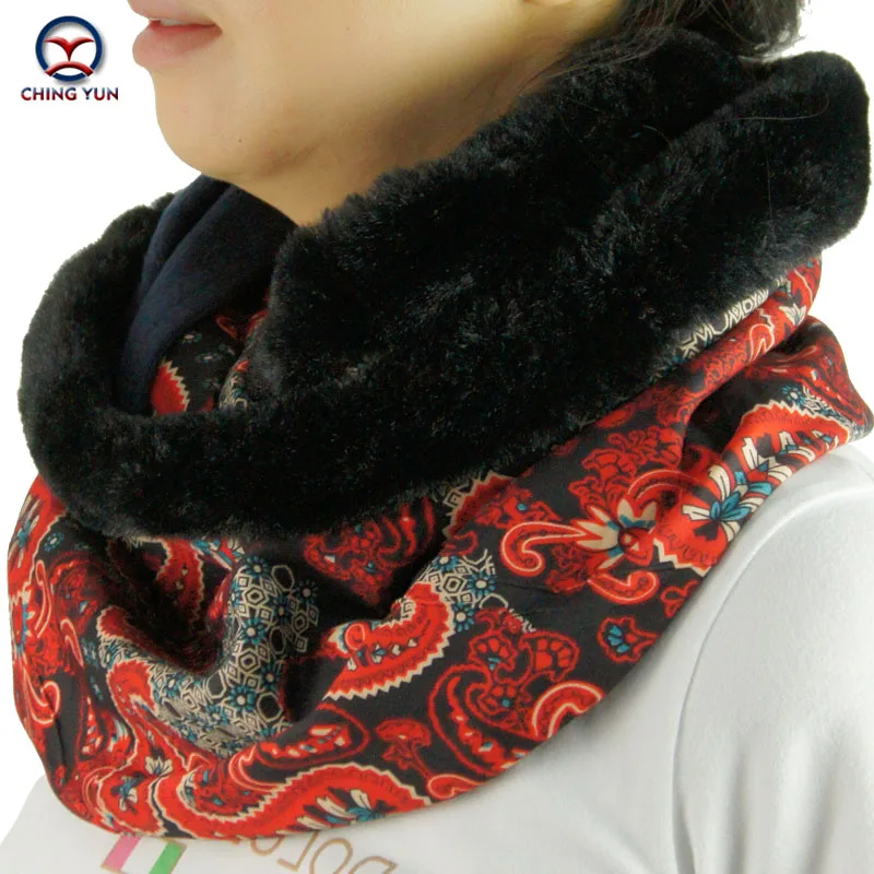 CHING YUN printed winter scarves neck Women Wraps ladies