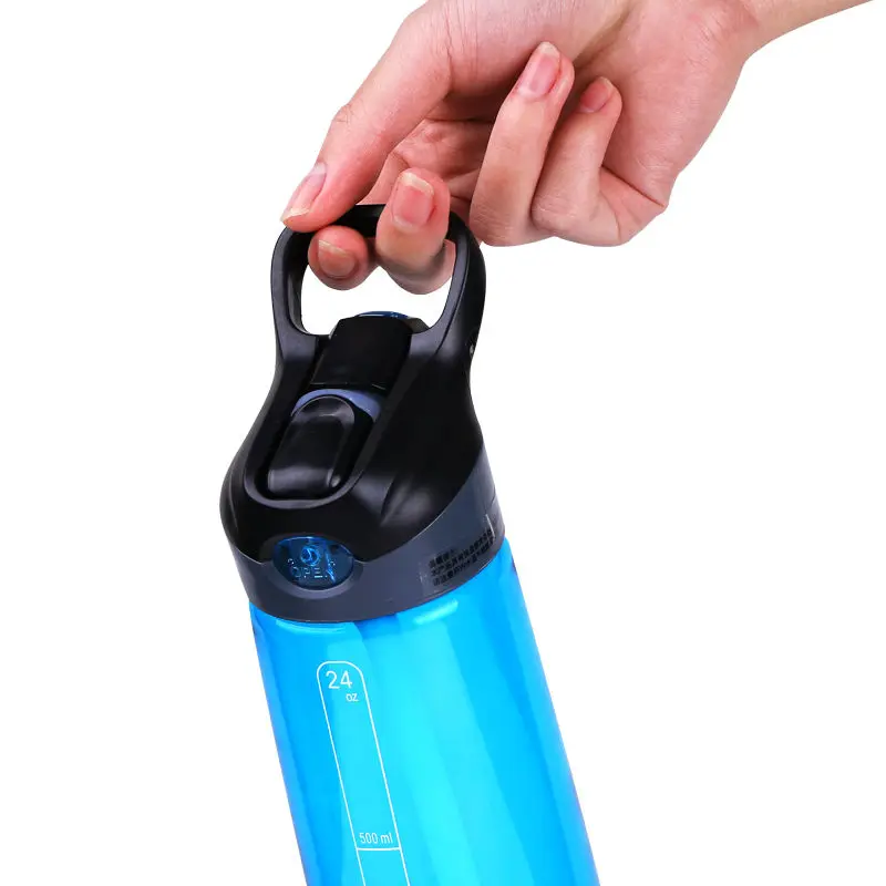 Oneisall Plastic Water Bottle Sport Brief Tumbler Flask Botella Agua Climbing Hiking Camp Tour Shaker Bottle 700ml My Bottle