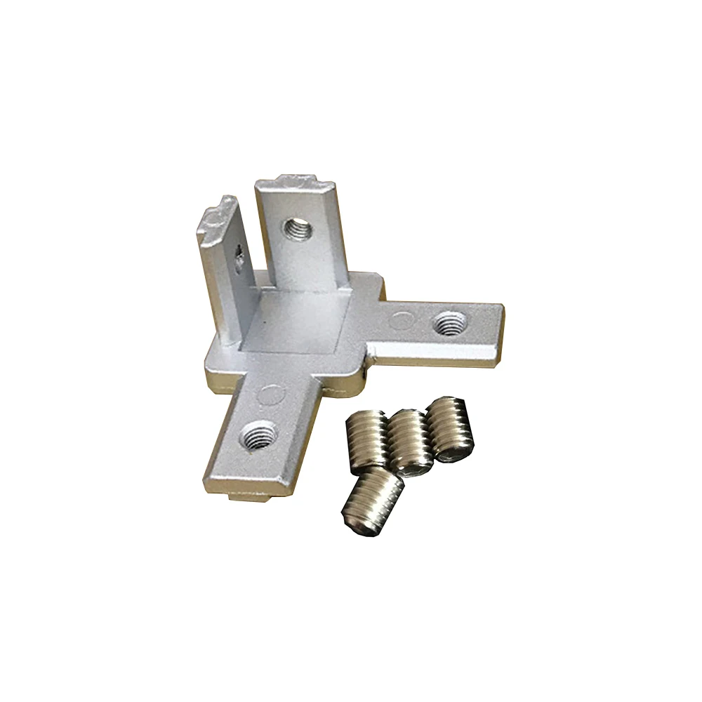 

3-Way End Corner Bracket Connector for T slot Aluminum Extrusion Profile 2020/3030 series Pack of 1