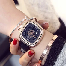 GUOU 2017 New Ladies Watch Brand Fashion Gold Waterproof Women’s Watches Personality Calendar Watch Women relogio feminino saat