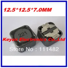 100 шт. DS1207-221M 220uH 12,5*12,5*7,0 мм 220 мм 221 Силовые индукторы SMD