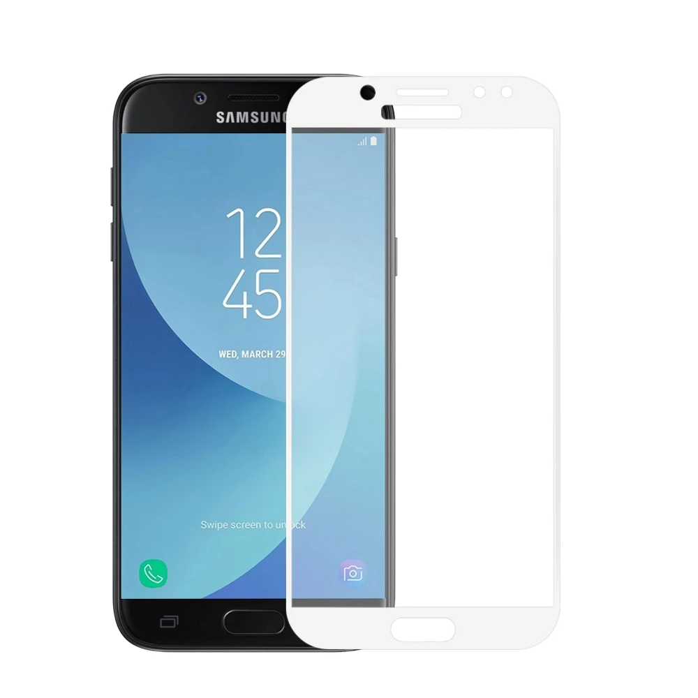 С уровнем твердости 9H 2.5D полное покрытие закаленное Стекло для samsung Galaxy A3 A5 A7 J3 J5 J7 J330 J530 J730 Экран протектор Защитная пленка