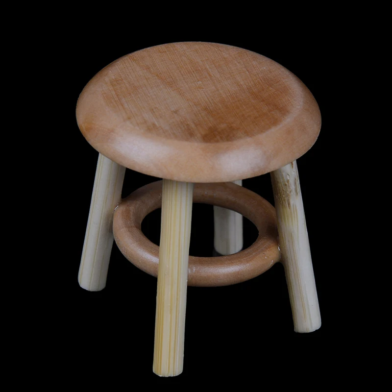 1/12 Scale Furniture Round Floral Stool Chair Dollhouse Miniature Acc for Dolls House Decor Kids Children Pretend Play Toy 1/12 Scale Furniture Round Floral Stool Chair Dollhouse Miniature Acc for Dolls House Decor Kids Children Pretend Play Toy