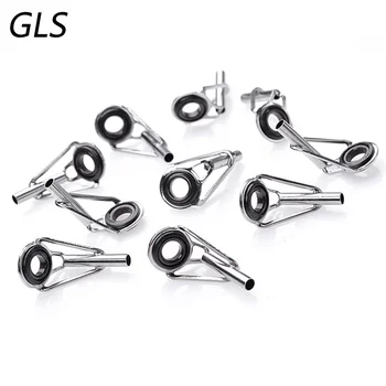 

2018 80Pcs Fishing Rod Guide Ring Tip Set Repair kit 8 kinds of specifications fishing rod repair tool Guides Plastic Box