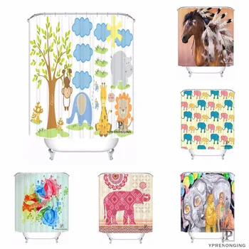 

Custom Indian Pattern Waterproof Shower Curtain Home Bath Bathroom s Hooks Polyester Fabric Multi Sizes#0421-Sina-15