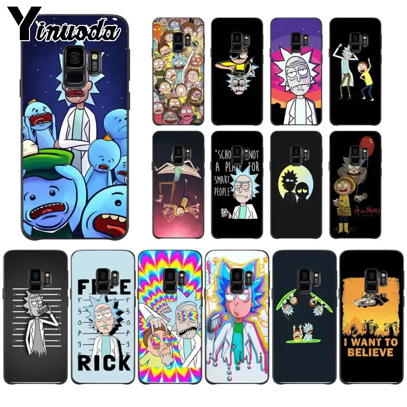 Yinuoda Nimation Rick And Morty Colorful Cute Phone Accessories