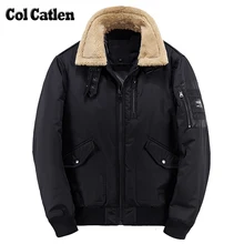 Mens Winter Jacket Fur Collar New Design Mens Parkas Thick Warm Outwear Casual Jacket Free shipping Cotton Parkas Male Coat