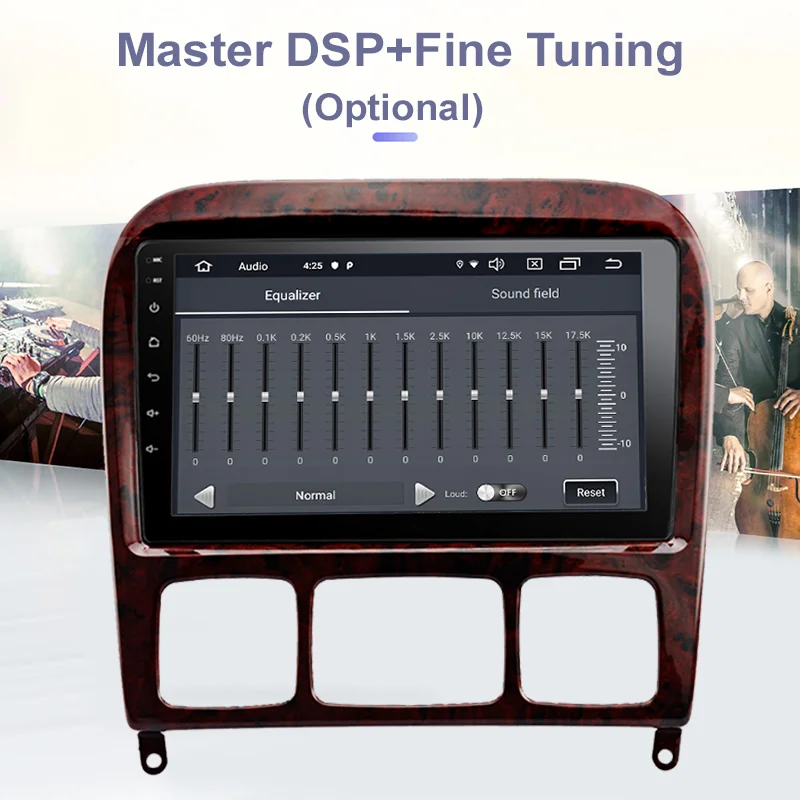 Cheap Funrover android 9.0 2.5D+IPS car dvd multimedia player For Mercedes Benz S Class S280 S320 S350 S400 S500 W220 W215 radio gps 3