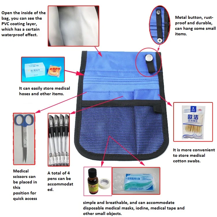 Поясная сумка-Органайзер для медсестры, поясная сумка, сумка на плечо, сумка для медицинских инструментов, женская сумка
