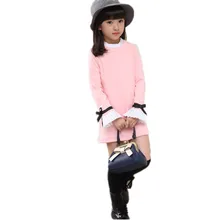 Осенние платья с длинными рукавами для маленьких девочек; модные вечерние платья; Новая детская одежда; Повседневное платье для маленьких девочек; Infantil Tutu; одежда для детей