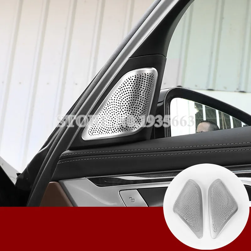 

For BMW 7 Series G11 G12 Interior Door Audio Speaker Trim Cover 2016-2017 2pcs