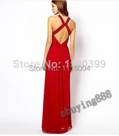 100%New 2014 Spring &amp Summer Fashion Brand Maxi Party Sexy Lady Floor Length Backless Lace-up Long Casual Dress 2pcs | Женская одежда