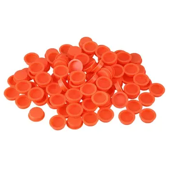 

100PCS Watermelon Red Plastic Polyethylene Fluid Japan Type 30CC or 50CC Dispensing Syringe Barrel End Caps