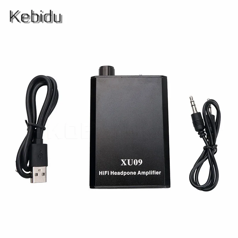 Portable 3.5mm AUX Interface Stereo Audio HIFI Headphone Amplifier