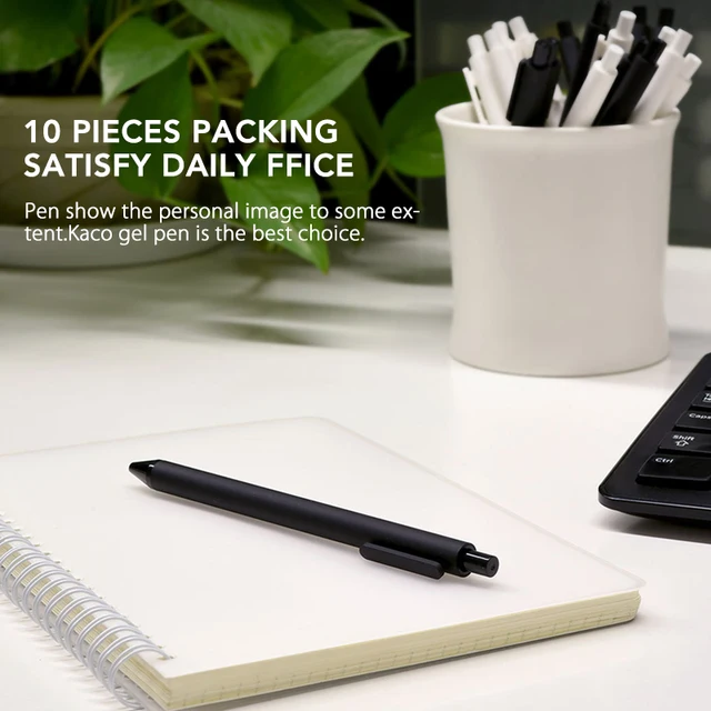 Original Xiaomi KACO 0.5mm Roller Mi Signing P E N Gal Ink Smooth Writing Durable Signing Black Refill 1 PCS Retail