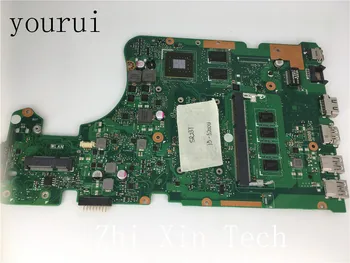 

yourui For ASUS X555LD X555LB Laptop Motherboard REV 3.6 With i5-5200u CPU 4GB RAM Non-integrated original motherboard