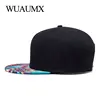 Wuaumx – Casquette à rabat pour hommes et femmes, style Hip Hop, Patchwork, printemps et été ► Photo 2/5