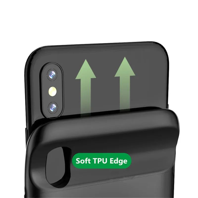 KQJYS телефон зарядное устройство чехол для iPhone X XS 4100mAh Ультратонкий