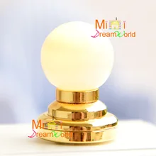 1/12 кукольный домик Миниатюрный самоуправляемый потолочный светильник на батарейках