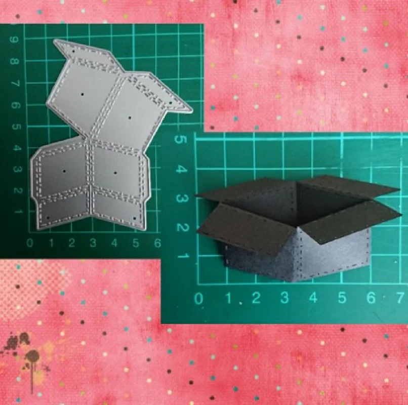 

3D Box Frame Adv-one Metal Cutting Dies Stencils For DIY Scrapbooking Embossing Paper Cards Photo Album Making Craft