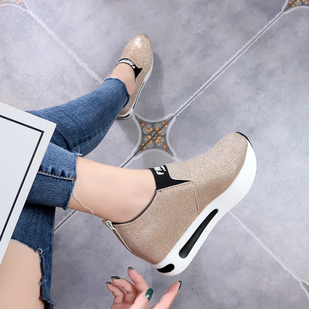 Женская обувь; женская обувь на плоской толстой подошве; слипоны; ботильоны; повседневная спортивная обувь на платформе; женская обувь;# BY35