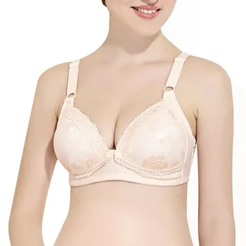 

Women Nursing Feeding Pregnant Maternity Bra Breastfeeding Front Two Button Drop Clip Comfort Bras