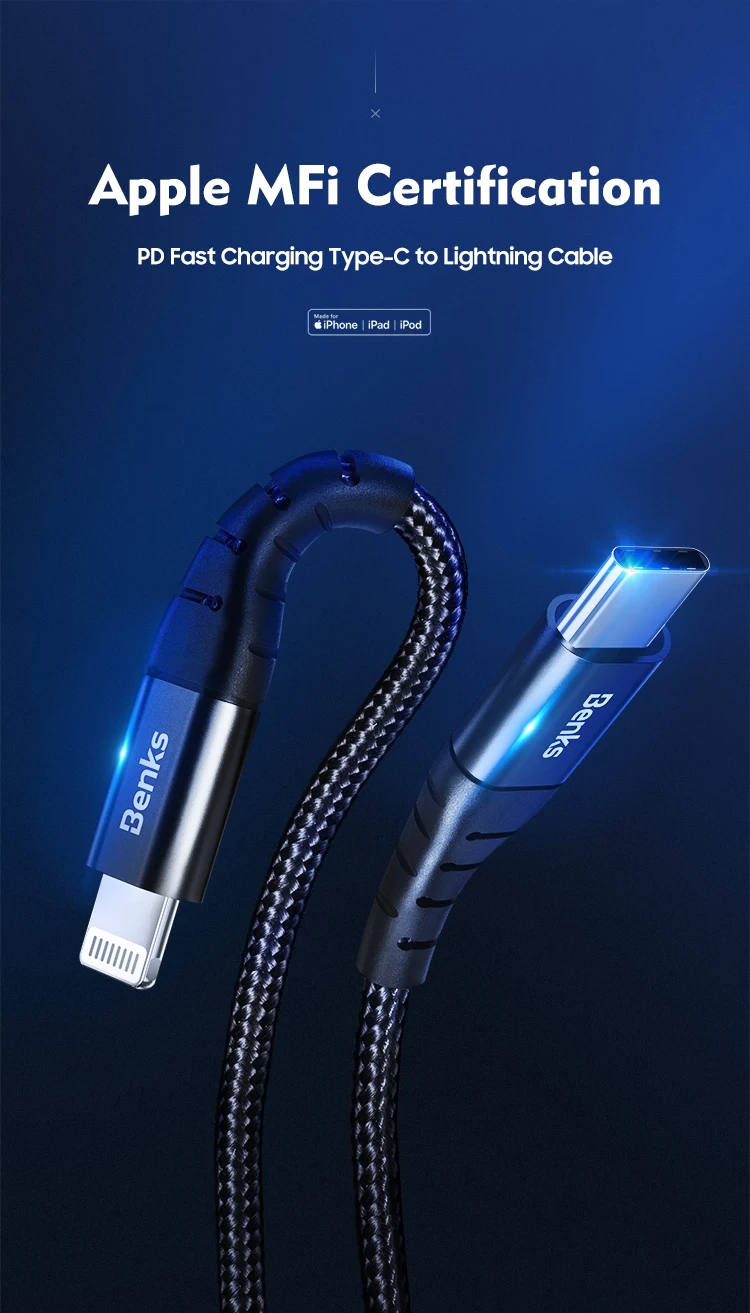 usb c к lightning Кабель MFI для iPhone 11 pro xs max xr 8 7 6s plus 5se apple ipad зарядное устройство pd Быстрая зарядка данных Короткие