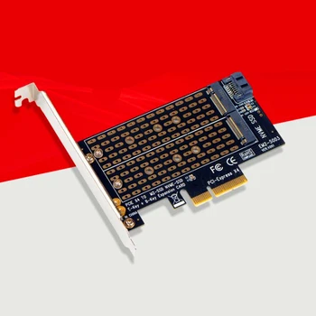 

M2 NVME to PCIE riser card / NGFF to SATA / 3.0 expansion card / SSD solid state drive / M.2 interface card 4X