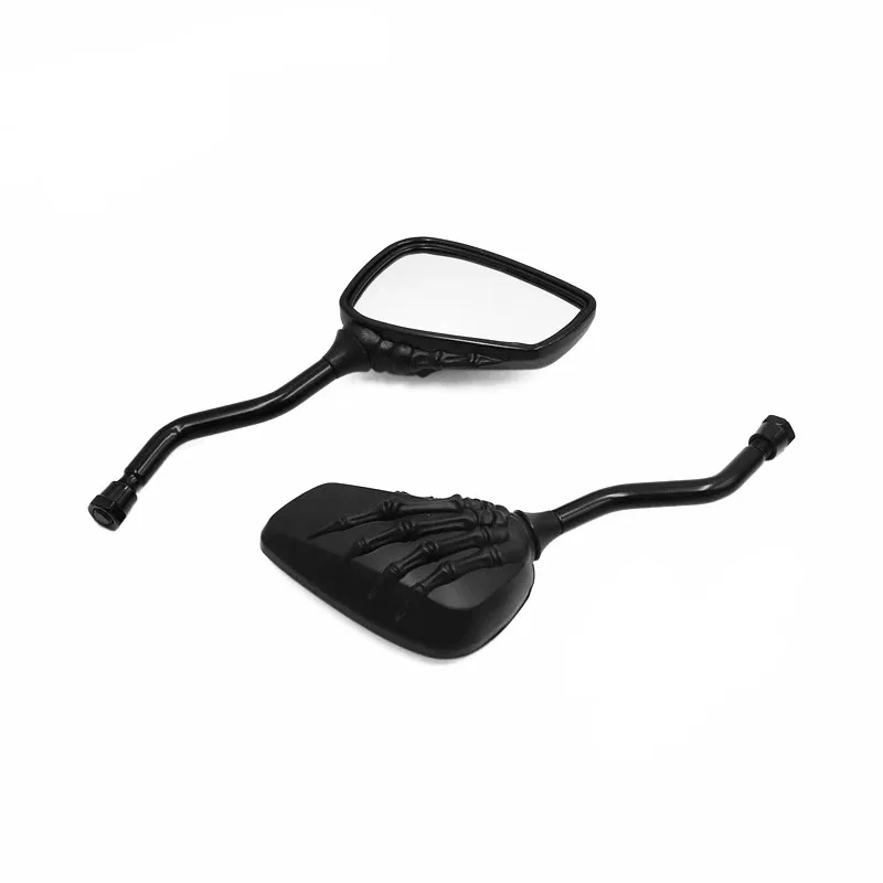 

Черные боковые мини-зеркала с черепом и скелетом, зеркала заднего вида для мотоцикла Yamaha Honda Kawasaki Suzuki Harley на заказ