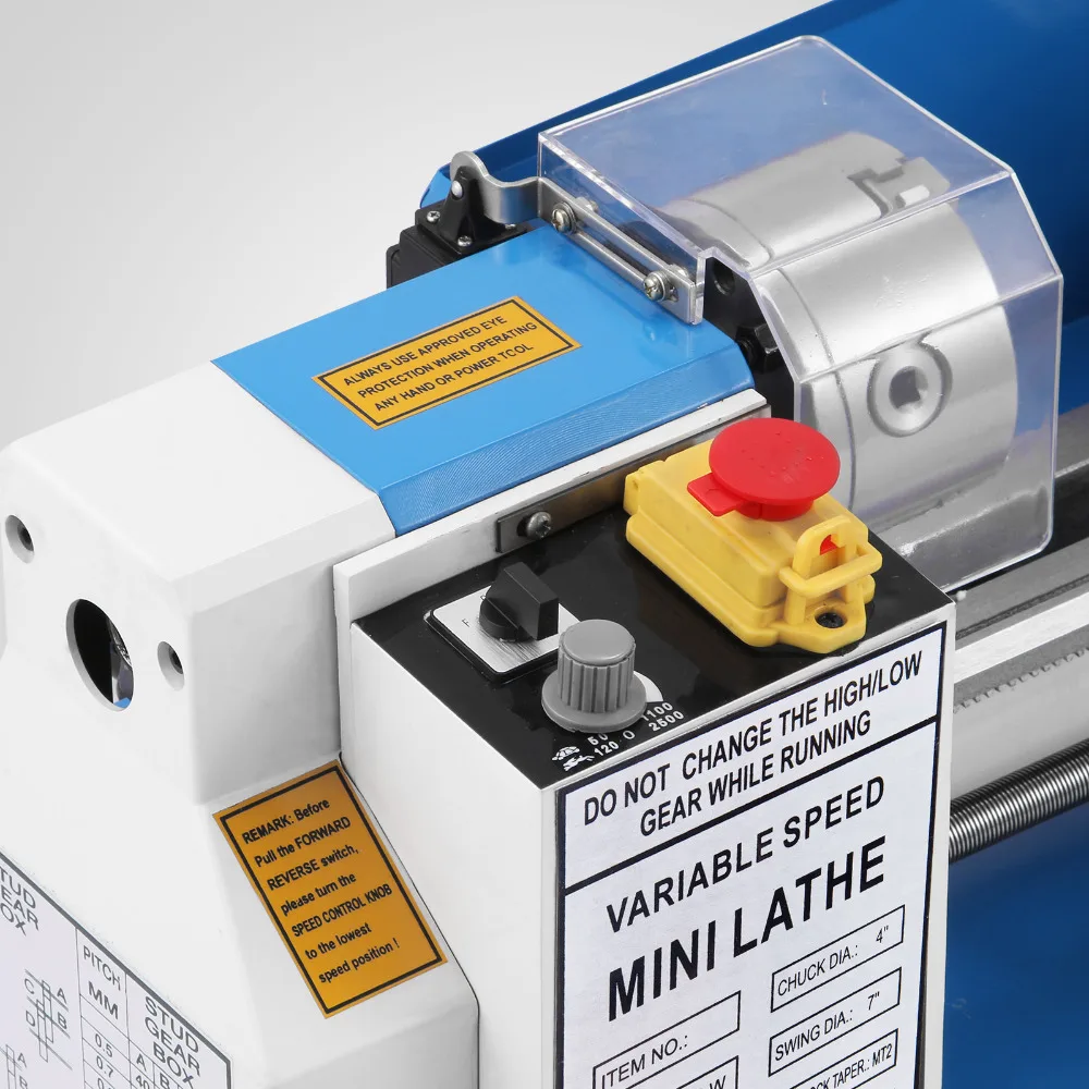 Mini high-Precision DIY Shop Benchtop Metal Lathe