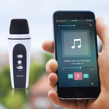 Мини аудио конденсаторный микрофон Mic цифровой мобильный караоке Studio Sound Запись для IOS/Android телефон ноутбук L3FE