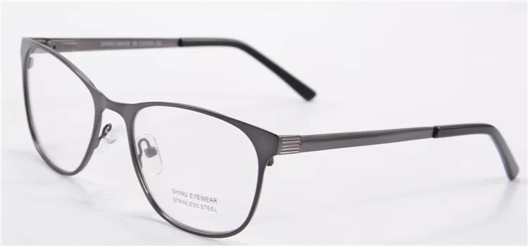 Новые очки кадры мужчины рама из нержавеющей стали с резиновой краской расширяемый оправа для очков oculos-де-грау 1441