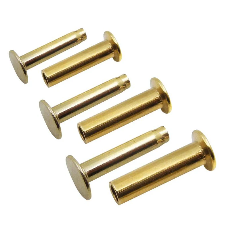 

Kitchen knife screw DIY handle use Rivet Brass 9piece per lot