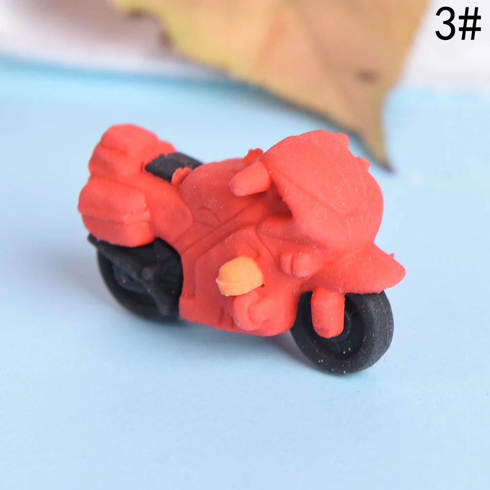 1X Творческий трактор резинкой канцелярские дети мультфильм модель автомобиля ластик школьные призы школьные Kawaii школьные принадлежности