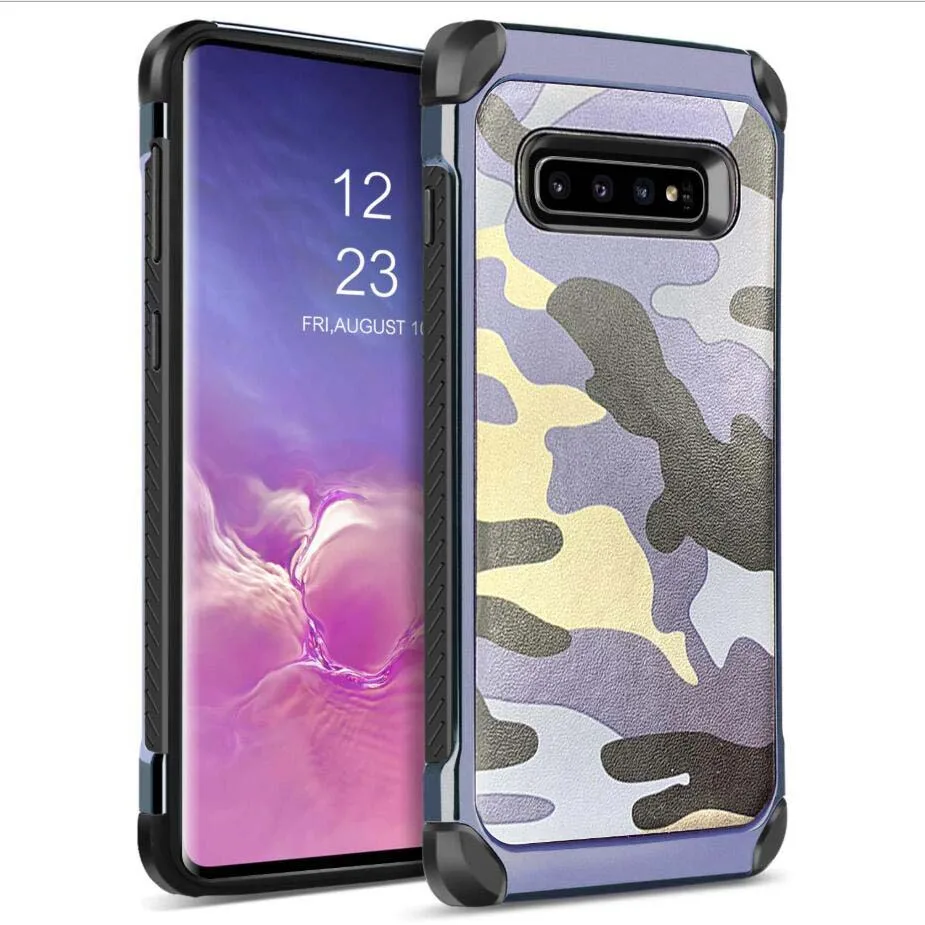 Камуфляжный чехол для Samsung 10 lite Army 2 в 1 PC TPU Armor противоударный защитный Galaxy S10 LITE PLUS