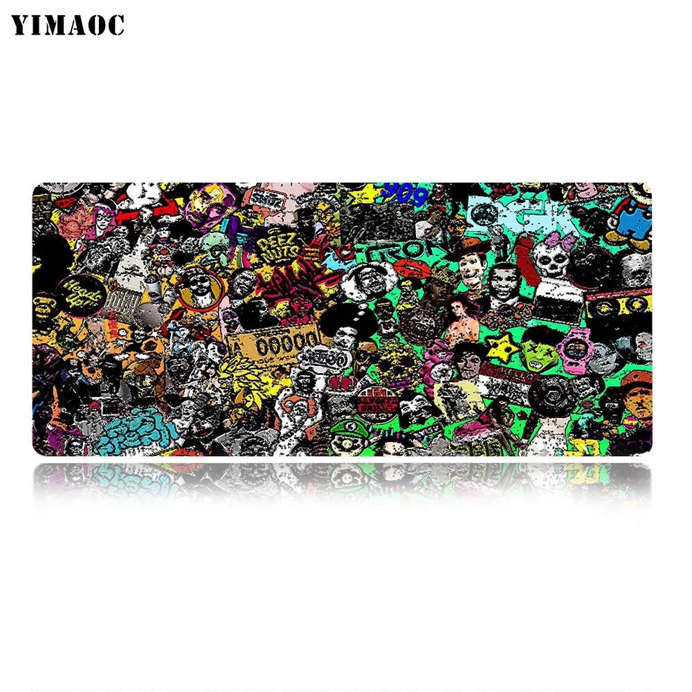 MP1 40x90cm YIMAOC Missy Ellio коврик для мыши 40x90 см компьютерный коврик для мыши Противоскользящий натуральный каучук игровой коврик для мыши - Цвет: MP1 40x90cm